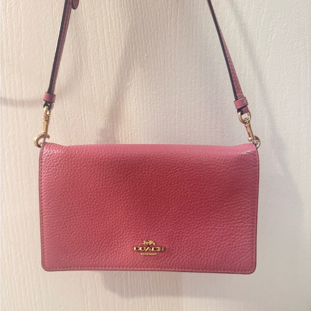 Coach Rose Leather Crossbody Bag
